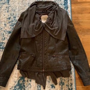 Anthropologie Hei Hei vegan leather jacket